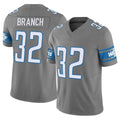 Tlead D.Lions #32 Brian Branch Player Gray Vapor F.U.S.E. Limited Home Game Stitched Jerseys