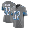 Tlead D.Lions #32 Brian Branch Player Gray Vapor Untouchable Limited Home Game Stitched Jerseys