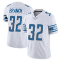 Tlead D.Lions #32 Brian Branch Player White Limited Vapor Untouchable Home Game Stitched Jerseys