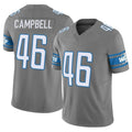Tlead D.Lions #46 Jack Campbell Player Gray Vapor F.U.S.E. Limited Home Game Stitched Jerseys