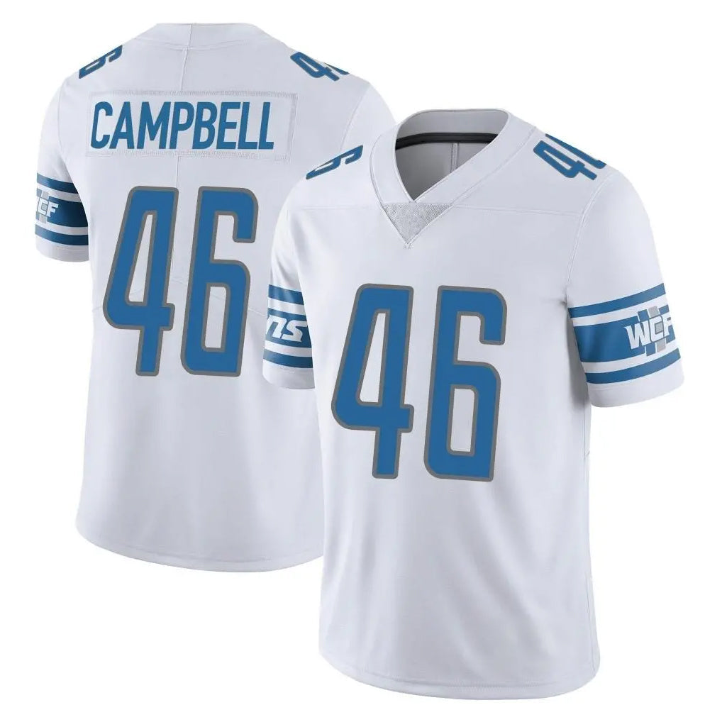 Tlead D.Lions #46 Jack Campbell Player White Limited Vapor Untouchable Home Game Stitched Jerseys