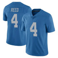 Tlead D.Lions #4 D.J. Reed Player Blue Limited Throwback Vapor Untouchable Stitched Jerseys
