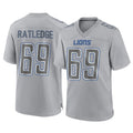 Tlead D.Lions #69 Tate Ratledge Player Gray Atmosphere Fashion Home Game Stitched Jerseys