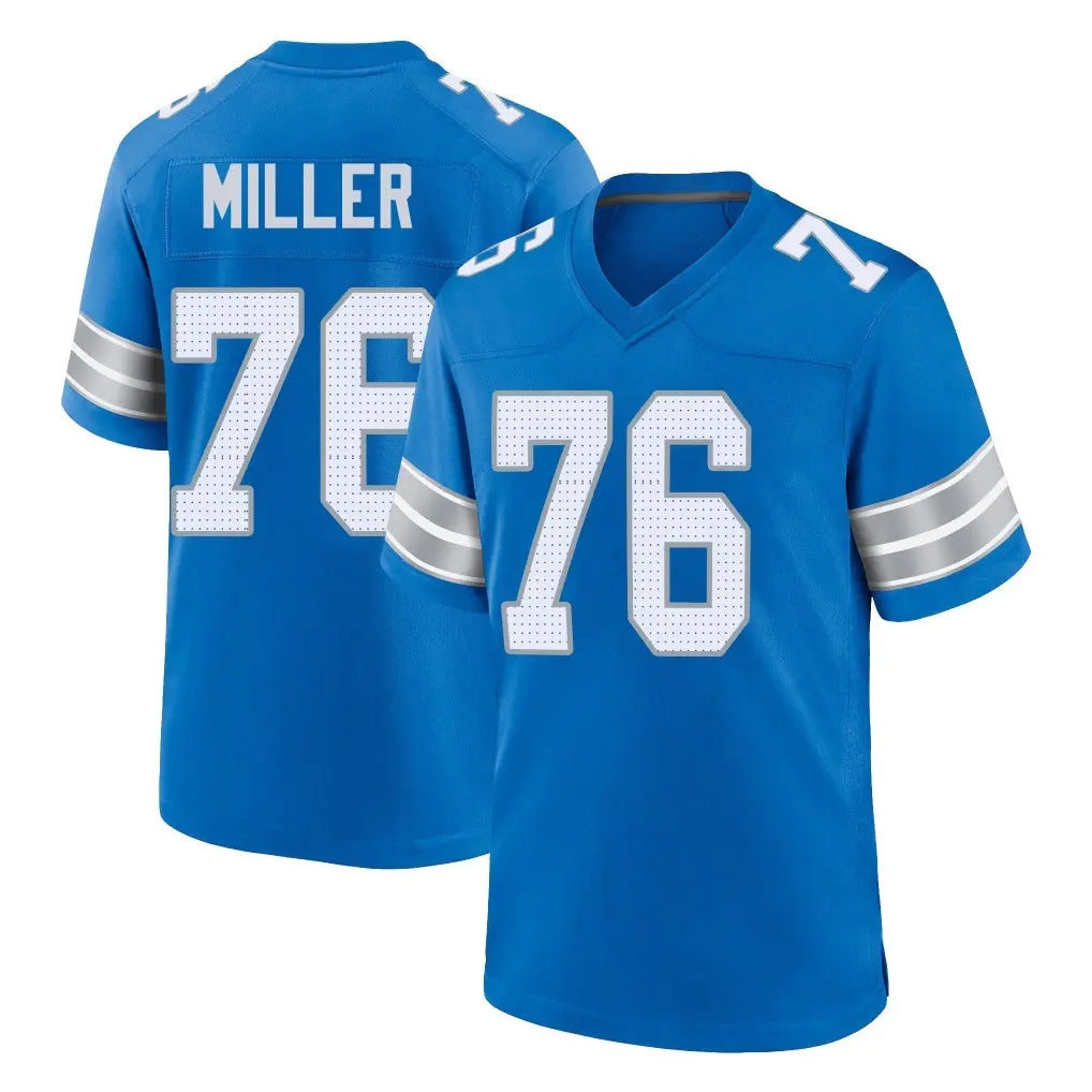 Tlead D.Lions #76 Blake Miller Player Blue Alternate Home Game Stitched Jerseys