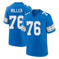 Tlead D.Lions #76 Blake Miller Player Blue Alternate Home Game Stitched Jerseys