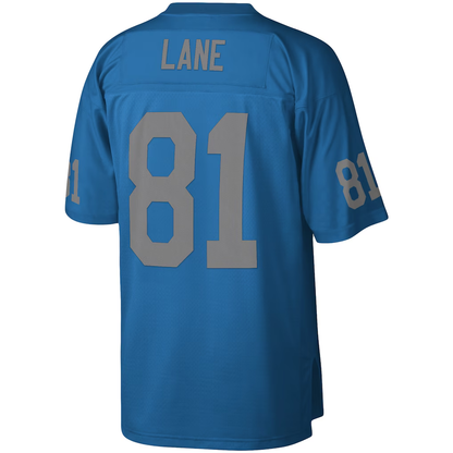Tlead D.Lions #81 Richard Lane Mitchell & Ness Blue Legacy Replica Jersey Stitched Puhic