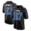 Tlead D.Lions #87 Sam LaPorta Player Black Fashion Home Game Stitched Jerseys