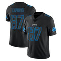 Tlead D.Lions #87 Sam LaPorta Player Black Impact Limited Home Game Stitched Jerseys