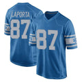 Tlead D.Lions #87 Sam LaPorta Player Blue Vapor Untouchable Throwback Game Stitched Jerseys
