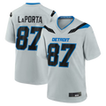 Tlead D.Lions #87 Sam LaPorta Silver 2026 Rivalries Collection Game Stitched Jerseys