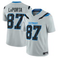 Tlead D.Lions #87 Sam LaPorta Silver 2026 Rivalries Collection Limited Stitched Jerseys