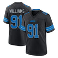 Tlead D.Lions #91 Tyleik Williams Player Black Alternate Home Game Stitched Jerseys