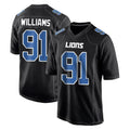 Tlead D.Lions #91 Tyleik Williams Player Black Fashion Home Game Stitched Jerseys
