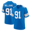 Tlead D.Lions #91 Tyleik Williams Player Blue Alternate Home Game Stitched Jerseys