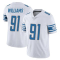 Tlead D.Lions #91 Tyleik Williams Player White Limited Vapor Untouchable Home Game Stitched Jerseys
