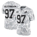 Tlead D.Lions #97 Aidan Hutchinson Player Arctic Camo Salute To Service Limited Stitched Jerseys
