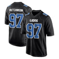 Tlead D.Lions #97 Aidan Hutchinson Player Black Fashion Home Game Stitched Jerseys