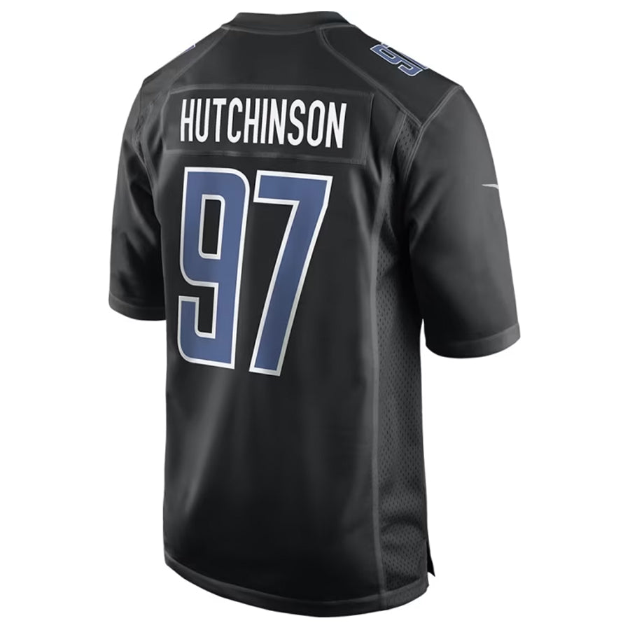 Tlead D.Lions #97 Aidan Hutchinson Player Black Limited Fashion Stitched Jerseys