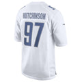 Tlead D.Lions #97 Aidan Hutchinson Player White Limited Fashion Stitched Jerseys