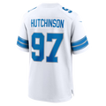 Tlead D.Lions #97 Aidan Hutchinson White Game Stitched Jerseys