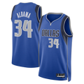 Tlead D.Mavericks #34 Santi Aldama Blue Icon Edition Swingman Stitched Jerseys