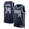 Tlead D.Mavericks #34 Santi Aldama Navy Statement Edition Swingman Stitched Jerseys