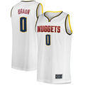 Tlead D.Nuggets #0 Christian Braun  White Fast Break Player Jerseys - Association Edition