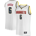 Tlead D.Nuggets #6 DeAndre Jordan White Fast Break Player Jerseys - Association Edition