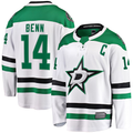 Tlead D.Stars #14 Jamie Benn White Breakaway Jerseys