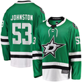 Tlead D.Stars #53 Wyatt Johnston Kelly Green Home Breakaway Player Jerseys