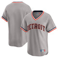Tlead D.Tigers Gray Cooperstown T-shirt Home Game Blank Player Stitched Jerseys