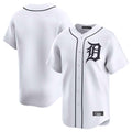 Tlead D.Tigers White Home Limited Blank Player Stitched Jerseys