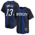 Tlead D.Tigers #13 Dillon Dingler Player Navy City Connect Home Limited Stitched Jerseys
