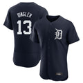 Tlead D.Tigers #13 Dillon Dingler Player Navy Limited Elite Home Stitched Jerseys