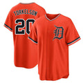 Tlead D.Tigers #20 Spencer Torkelson Player Orange Home Game Stitched Jerseys
