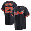 Tlead D.Tigers #23 Kirk Gibson Player Navy Home Game Stitched Jerseys