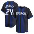 Tlead D.Tigers #24 Miguel Cabrera Player Navy City Connect Home Limited Stitched Jerseys