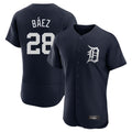 Tlead D.Tigers #28 Javier B¡§¡éez Player Navy Limited Elite Home Stitched Jerseys