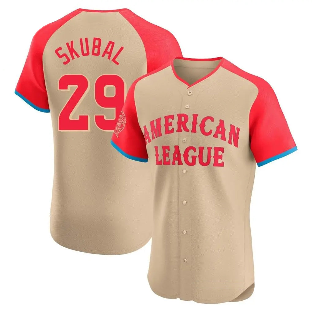 Tlead D.Tigers #29 Tarik Skubal Player Cream American League All-Star Limited Elite Home Stitched Jerseys