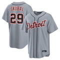 Tlead D.Tigers #29 Tarik Skubal Player Gray Home Game Stitched Jerseys