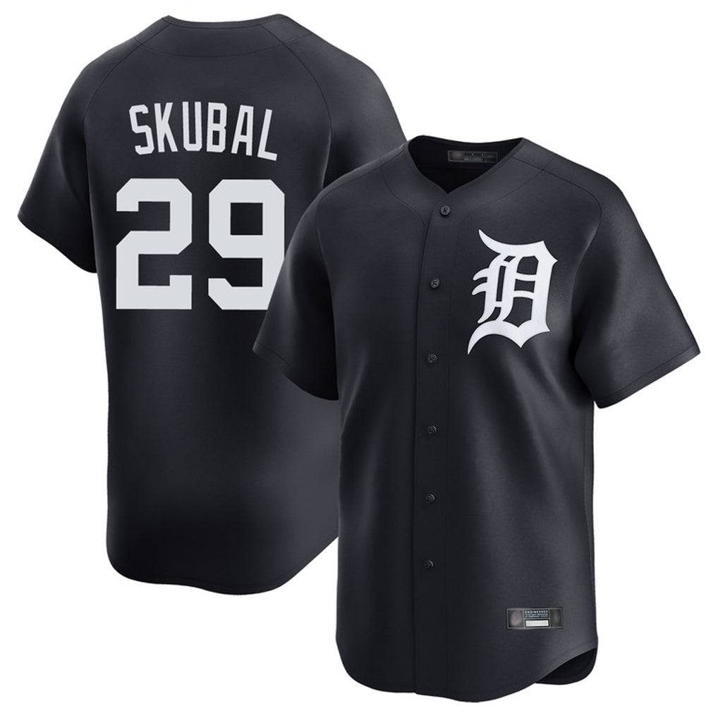 Tlead D.Tigers #29 Tarik Skubal Player Navy Home Limited Game Stitched Jerseys