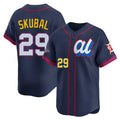 Tlead D.Tigers #29 Tarik Skubal Player Navy Limited American League All-Star Edition Stitched Jerseys