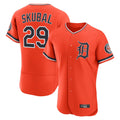 Tlead D.Tigers #29 Tarik Skubal Player Orange Limited Elite Home Stitched Jerseys