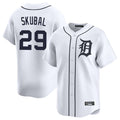 Tlead D.Tigers #29 Tarik Skubal Player White Home Limited Stitched Jerseys