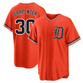Tlead D.Tigers #30 Kerry Carpenter Player Orange Home Game Stitched Jerseys