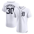 Tlead D.Tigers #30 Kerry Carpenter Player White Limited Elite Home Stitched Jerseys