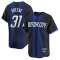 Tlead D.Tigers #31 Riley Greene Player Navy City Connect Home Limited Stitched Jerseys