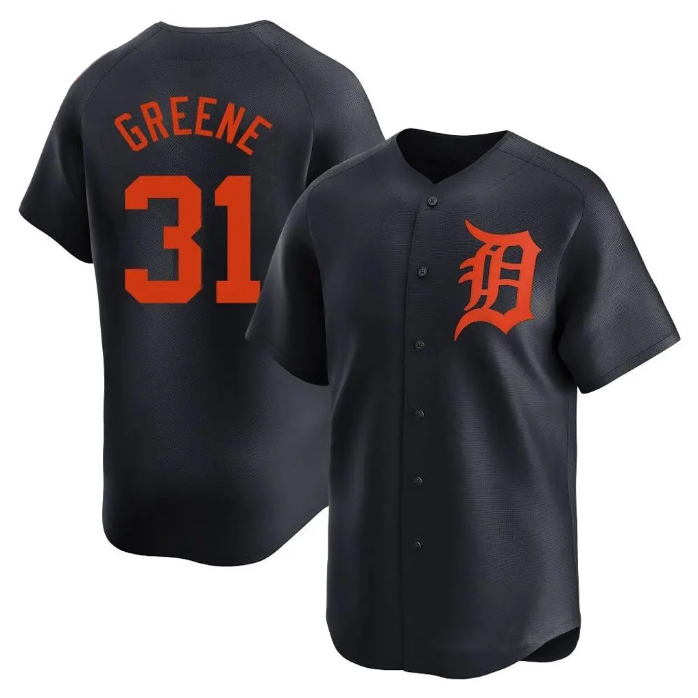 Tlead D.Tigers #31 Riley Greene Player Navy Home Limited Stitched Jerseys