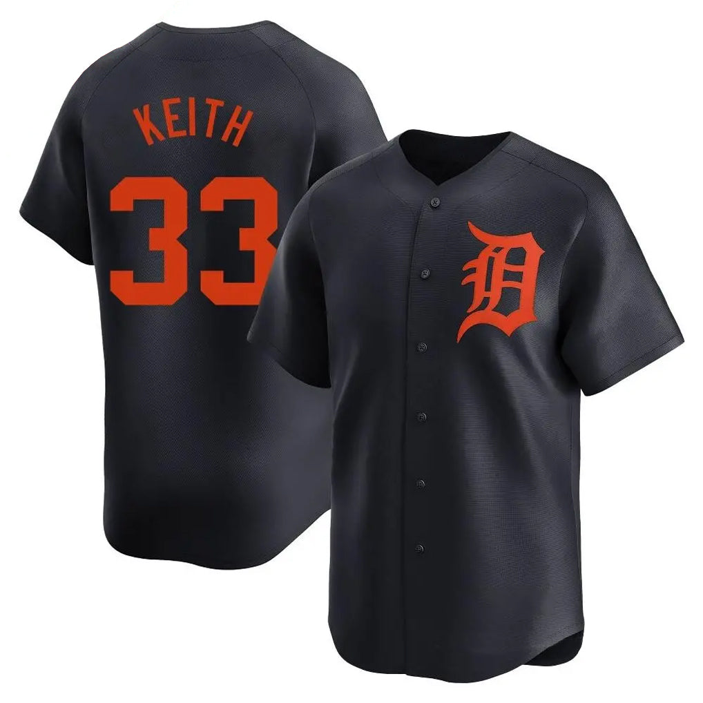 Tlead D.Tigers #33 Colt Keith Player Navy Home Limited Stitched Jerseys