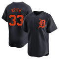 Tlead D.Tigers #33 Colt Keith Player Navy Home Limited Stitched Jerseys